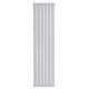 Вертикальний дизайнерский радиатор отопления ARTTIDESIGN Livorno 6/1400/408 белый матовый