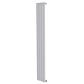 Вертикальний дизайнерський радіатор опалення ARTTIDESIGN Rimini 4/1800/236/50 білий матовий