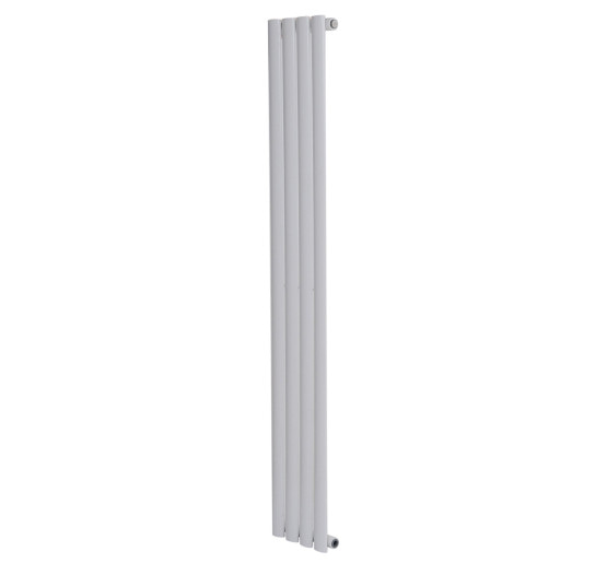 Вертикальний дизайнерський радіатор опалення ARTTIDESIGN Rimini 4/1800/236/50 білий матовий