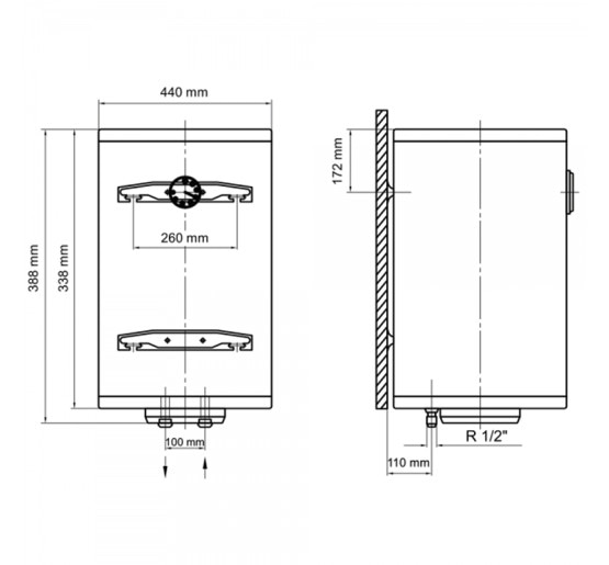 Водонагреватель ARTI WHV 30L/1