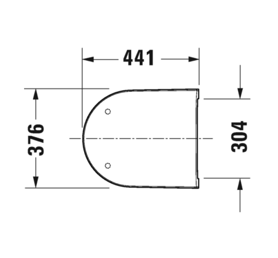 Унітаз підвісний Duravit D-NEO Rimless 54 см + сидіння 0021690000 (45770900A1)