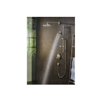 Верхній душ Hansgrohe Raindance S 240 Showerpipe PowderRain 1jetP з тримачем (27607000)