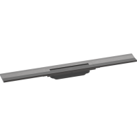 Верхняя часть Hansgrohe "RainDrain Flex" для канала (пристенная) 700 мм Brushed Black (56050340)