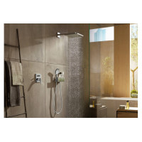 Верхний душ Hansgrohe Raindance Select E 300 1jet Air с держателем 390 мм, Polished Gold Optic (26238990)