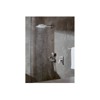 Верхній душ Hansgrohe Raindance Select E 300 1jet Air з тримачем 390 мм, Polished Gold Optic (26238990)