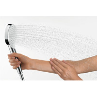 Ручной душ Hansgrohe Crometta 100 Vario белый/хромированный (26330400)
