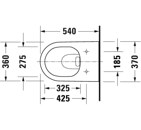 Унітаз підвісний Duravit D-NEO Rimless 54 см + сидіння 0021690000 (45770900A1)