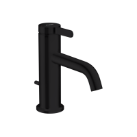 Змішувач Axor One 70 для умивальника з донним клапаном push-open. Matt Black (48000670)