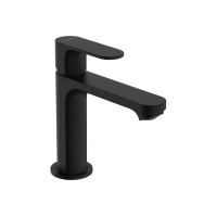 Змішувач Hansgrohe Rebris S 110 Coolstart EcoSmart+ для умивальника з д/к pop-up. Matt Black (72588670)
