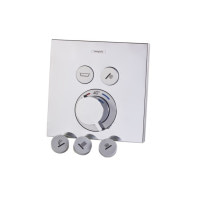 Термостат скрытого монтажа Hansgrohe ShowerSelect на 2 клавиши/верхняя часть.(15763000)