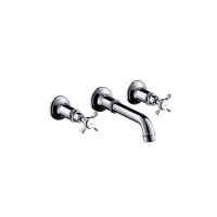 Змішувач Axor Montreux для раковини хромований двохвентельний Cross / зі стіни 16532000