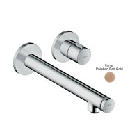 Змішувач Axor Uno Select для раковини зі стіни: вилив 220 мм Polished Red Gold 45113300