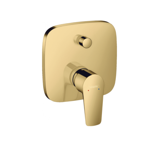 Смеситель Hansgrohe Talis E скрытого монтажа для ванны/душа Polished Gold Optic (71745990)