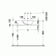 Умывальник на столешницу Duravit ME by Starck 42x42 см (0333420000)