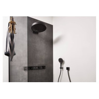 Верхній душ Hansgrohe Rainfinity 360 3jet з тримачем Brushed Bronze (26234140)