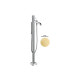 Смеситель Axor Uno для напольной ванны с ручкой Loop, Brushed Brass 38442950