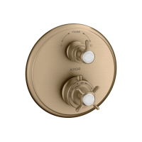 Змішувач Axor Montreux прихованого монтажу для ванни/душу Cross 16820140 Brushed Bronze