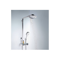 Душова система Hansgrohe Raindance Select E 300 3Jet з термостатом ShowerTablet, колір - хромований білий (27127400)