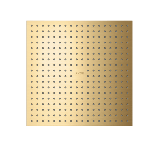 Верхний душ Axor 300X300 1jet встроенный Brushed Gold Optic (35317250)