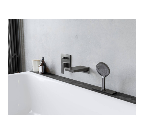 Ручной душ Hansgrohe Raindance Select S 120 3jet EcoSmart 9L Brushed Black Chrome (26531340)
