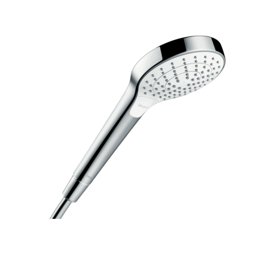 Ручной душ Hansgrohe Croma Select S 110 Vario EcoSmart белый/хромированный: 9л/мин (26803400)