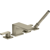 Змішувач Axor MyEdition врізний на край ванни на 4 отвори без накладки Brushed Nicel 47432820