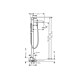 Змішувач Axor Uno для ванни підлоговий з ручкою Loop, Brushed Brass 38442950