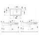Умывальник мебельный Duravit D-NEO 80х48 см асимметричный R правый (2370800000)