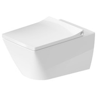 Унітаз підвісний Duravit VIU Rimless 57х37 см з кріпленням (2511092000) HygieneGlaze