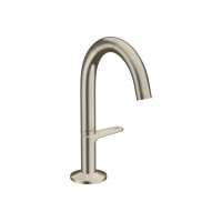 Смеситель Axor One Select 140 для умывальника с донным клапаном push-open Brushed Nickel (48010820)