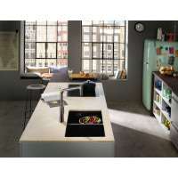 Кухонная мойка Hansgrohe S510-U770 под столешницу 820х450 на две чаши 370/370 Concretegrey (43434380)