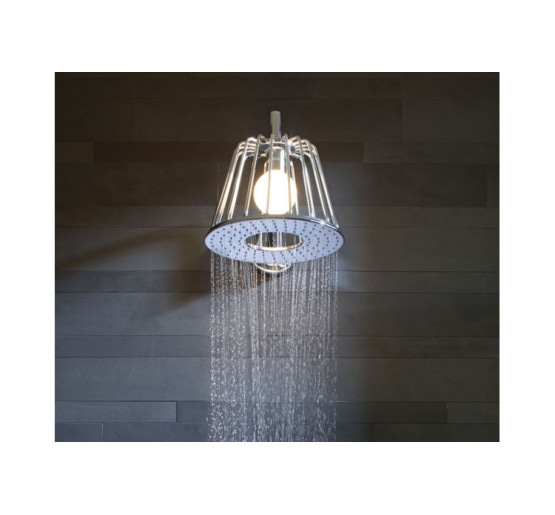 Верхний душ Axor Lamp 275 1jet с держателем и лампой, цвет - хром (26031000)