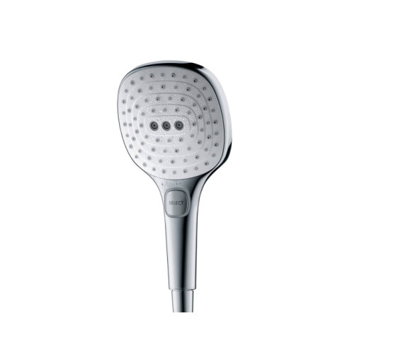 Ручной душ Hansgrohe Raindance Select E 120 3jet EcoSmart белый/хромированный: 9л/мин (26521400)