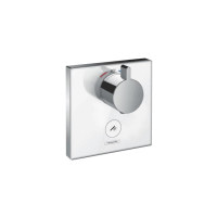 Термостат скрытого монтажа Hansgrohe ShowerSelect Glass Highﬂow White (15735400)