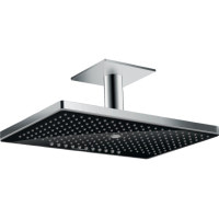 Верхний душ Hansgrohe Rainmaker Select 460 3jet с держателем к потолку Black/Chrome (24006600)