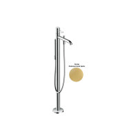 Змішувач Axor Uno для ванни підлоговий з ручкою Loop, Polished Gold Optic 38442990