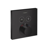 Термостат прихованого монтажу Hansgrohe ShowerSelect на 2 клавіші, Matt Black (15763670)