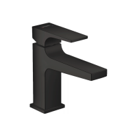 Змішувач Hansgrohe Metropol 100 для умивальника з донним клапаном push-open, Matt Black (32500670)