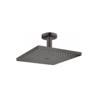 Верхній душ Hansgrohe Raindance Select E 300 1jet Air з тримачем до стелі Brushed Black (26250340)