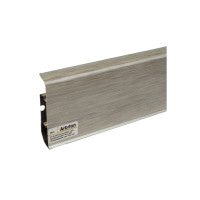 ПЛІНТУС ARBITON INDO Алюміній світлий 2500х70х26