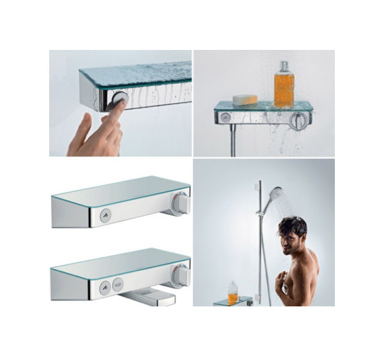 Термостат ShowerTablet Select 300 мм для ванны хромированный (13151000)