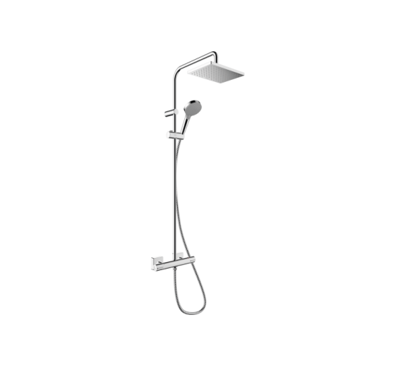 Душова система Hansgrohe Vernis Shape Showerpipe 230 1jet з термостатом Chrome (26286000)