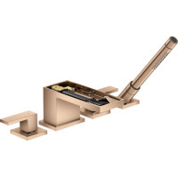 Змішувач Axor MyEdition врізний на край ванни 4 отв.без накладки Polished Red Gold 47432300