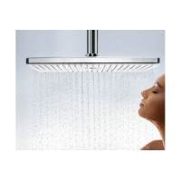 Верхний душ Hansgrohe Rainmaker Select 460 2jet с держателем к потолку White/Chrome (24004400)