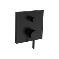 Змішувач Hansgrohe Finoris прихованого монтажу для ванни/душу, верхня частина Matt Black (76415670)