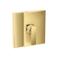 Смеситель Axor Edge скрытого монтажа для душа Polished Gold Optic 46650990