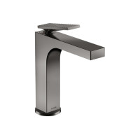Смеситель Axor Citterio 160 Lever rhombic cut для раковины Pop-up Polished Black Chrome 39071330