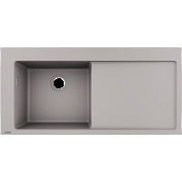 Кухонная мойка Hansgrohe S5110-F450 1050х510 полка справа Concretegrey (43330380)