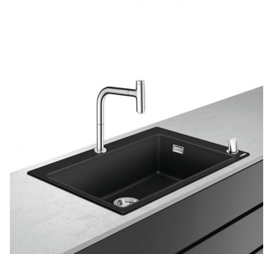Кухонна мийка Hansgrohe C51-F660-07 Сombi 770x510 Select зі змішувачем Chrome (43218000)