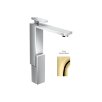 Змішувач Axor Edge 280 для раковини Diamond Cut, Polished Brass 46031930